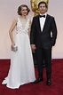 El comediante Andy Samberg y su esposa Joanna Newsom #Oscars2015 # ...