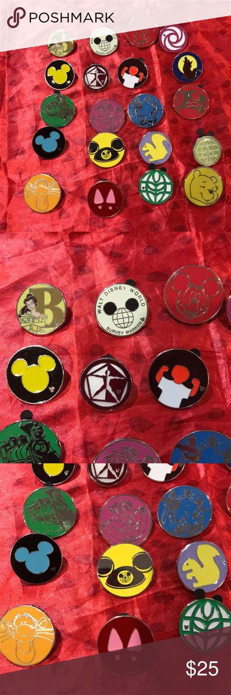 20 Circle Disney Pins Disney Pins Disney Disney Accessories