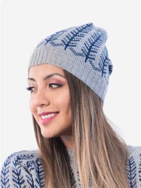 Inti Alpaca Alpaca Hat For Women In Gray Alpaca Wool Winter Beanie