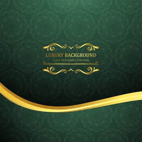 ✓ free for commercial use ✓ high quality images. Free Vector | Green luxury background