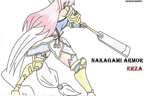 Erza Nakagami Armor By Darkxgangel On Deviantart