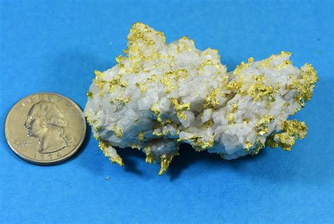 Large Gold Bearing Quartz Specimen Original 16 1 Mine California 1505
