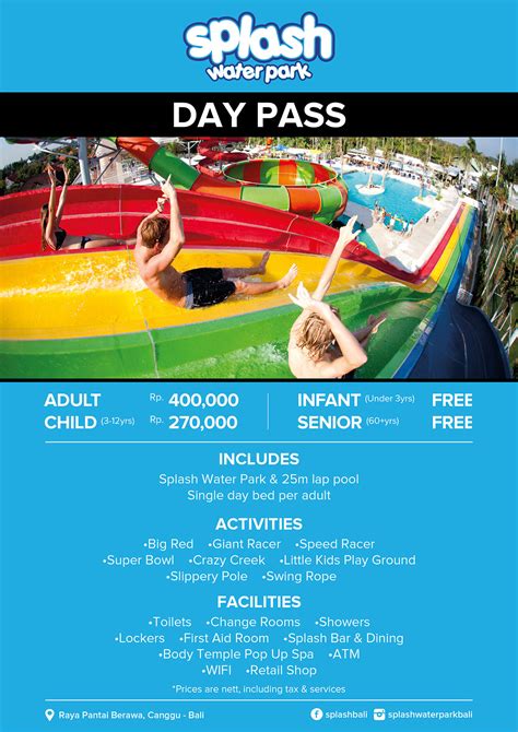 Splash Day Pass Finns Recreation Club