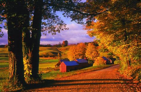 Starred Photos Red Barn Photos Vermont Mountains New England Fall