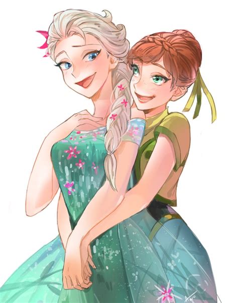 Elsa Feels Up Anna Frozen Lesbian Incest Pics Luscious Hentai Manga