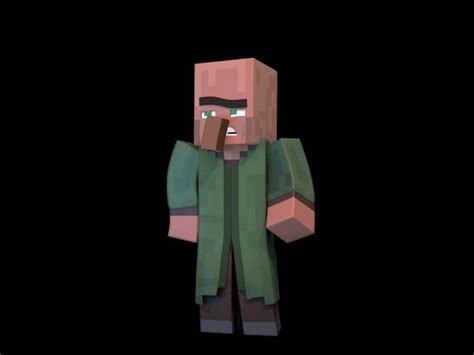 Minecraft Villager Rig Blender U Sragen