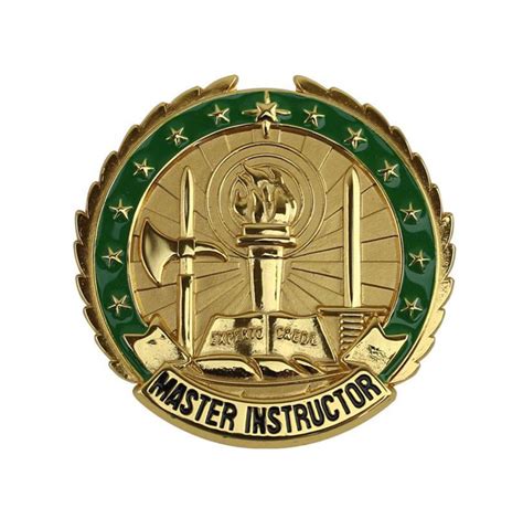 Us Army Instructor Master Sta Brite Sta Brite Insignia Inc