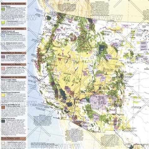 Buy Federal Lands In The Fifty States 1996 By National Geographic