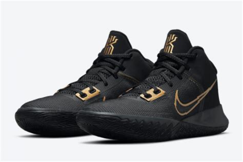 Nike Kyrie Flytrap 4 Blackanthracite Metallic Gold Basketball Shoes