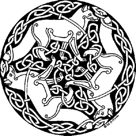 Fox Knotwork Celtic Designs Celtic Art Celtic