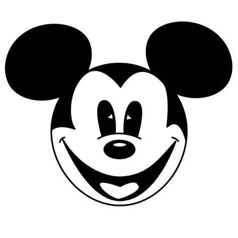 Mickey Vector: Mickey Mouse Clipart Black And White | Mickey mouse