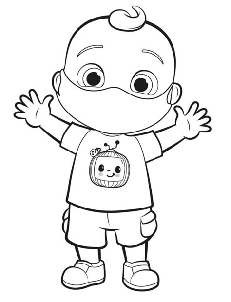 Cocomelon School Bus Coloring Page Busy Shark Images