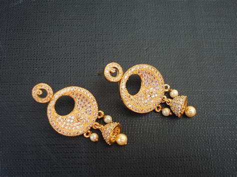 Latest 1 Gram Gold Earrings Collection Youtube
