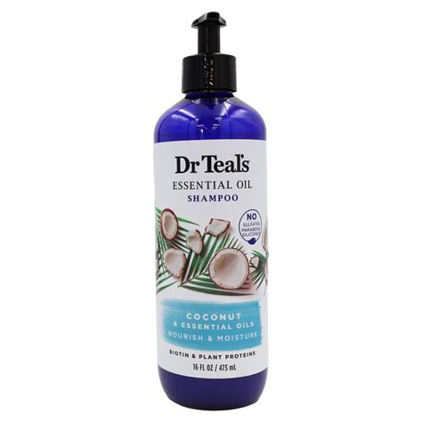 Dr Teals Essential Oil Shampoo Coconut 16 Oz Pack Of 2