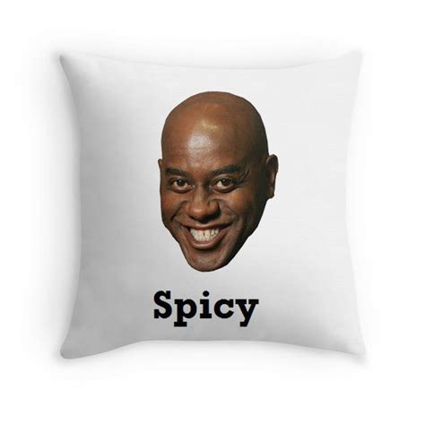 Spicy Ainsley Hariott Meme Throw Pillow By Drawngaming Funny