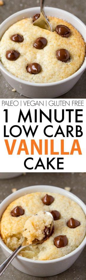 This easy vanilla mug cake recipe is ready in under 5 minutes! Healthy 1 Minute Keto Vanilla Mug Cake | Recipe | Mug ...