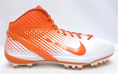 Nike Air Zoom Alpha Talon Elite 34 Orange And White Football Cleats