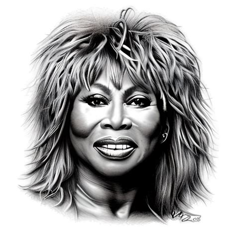 Illustration Of Tina Turner Free Stock Photo Public Domain Pictures