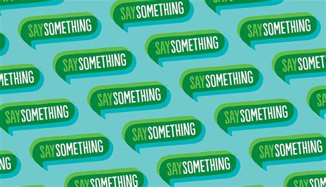 Say Something Week Urges Lt To Report Potential Violence