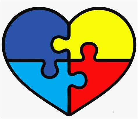 Autism Heart Puzzle Svg Png Image Transparent Png Free Download On