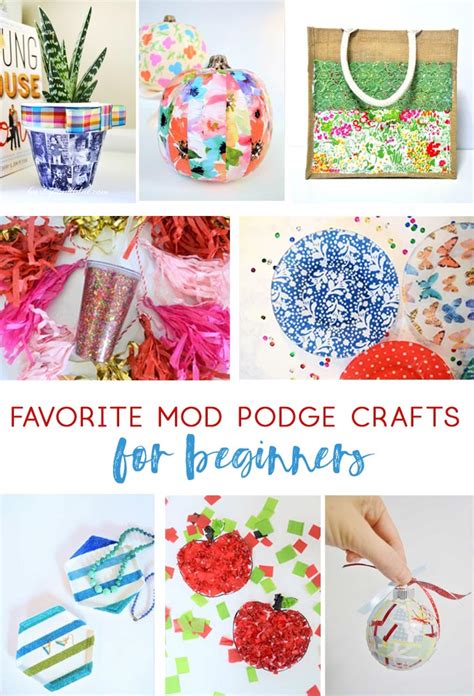 Modge Podge Ideas Diy And Crafts