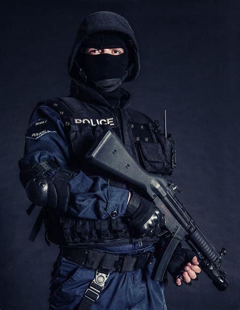 Special Weapons And Tactics Swat Team Photograph By Oleg Zabielin Pixels