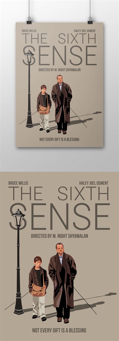 Alternative Movie Poster The Sixth Sense On Behance