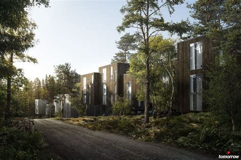 Tallbacken Is A New Scandinavian Housing Concept Located In The Forest