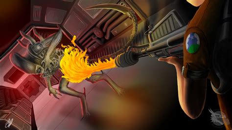 Finished Fan Art Of Alien Isolation The Game Rconceptart
