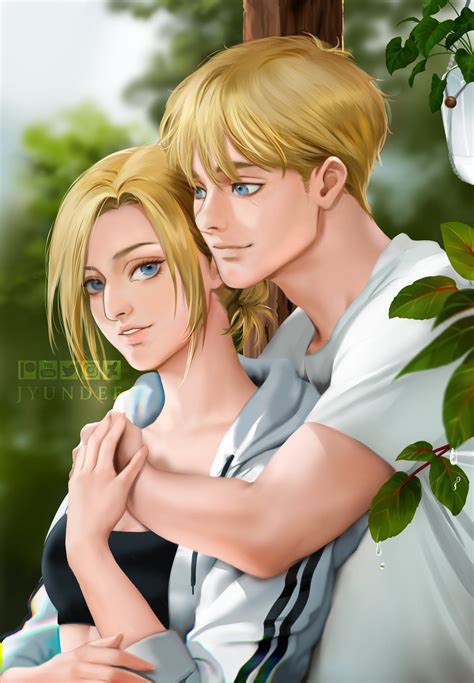 Jyundee On Twitter Armin And Annie Aot Attack On Titan Ships Attack On Titan Anime Blonde