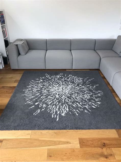 Other rugs & carpets └ rugs & carpets └ home & garden all categories food & drinks antiques art baby books, magazines business cameras cars. IKEA grey/white square rug, 200cm x 200cm | in London ...