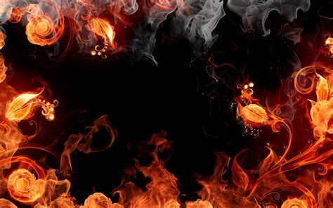 Red Flames Wallpaper 54 Pictures