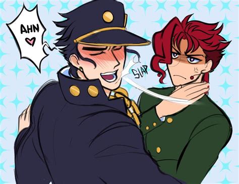 Jotaro X Kakyoin Jojos Bizarre Adventure Jojo Anime Manga