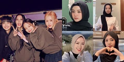 Foto Blackpink Diedit Pakai Hijab Cantiknya Lokal Banget Dan Bikin