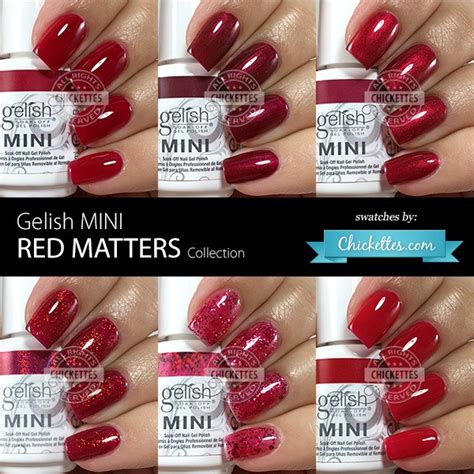 Gelish Mini Red Matters Collection Holiday 2015