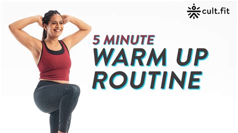 5 Minute Warm Up Routine Warm Up At Home Fit In Five Full Body