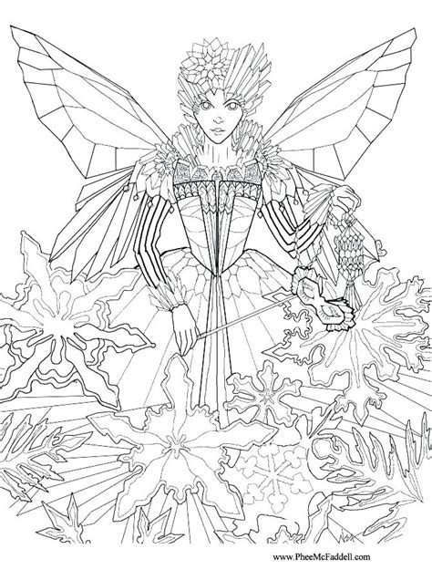 Gothic Fairy Coloring Pages Coloring Pages