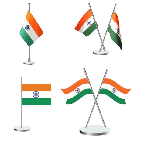 Indian Flag Indian Tricolor Indian Table Flag Transparent Indian
