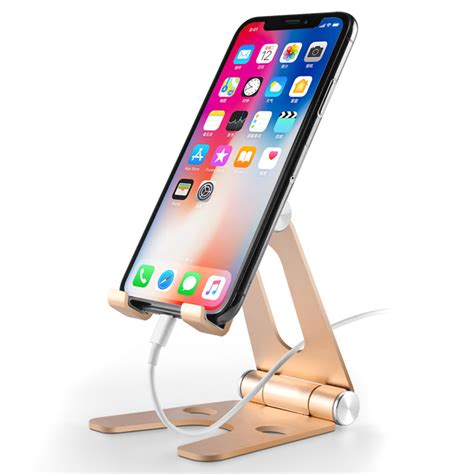 Desk Phone Holder Cell Phone Stand Foldable Adjustable
