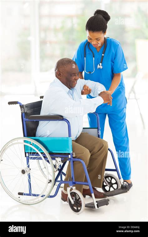 African American Elderly Caregiver High Resolution Stock Photography