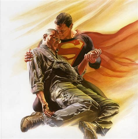 Clark And Pa By Alex Ross Superman 685 Cover Rsuperman