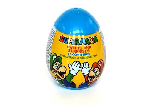 3 Super Mario Brothers Surprise Eggs With Toy And Candy Inside