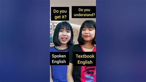 Textbook English Vs Spoken English Youtube