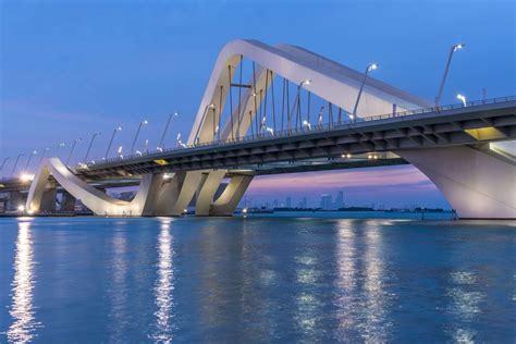 Designed By The Late Zaha Hadid Abu Dhabis Sheikh Zayed Bridge Was Completed In 2010 For A