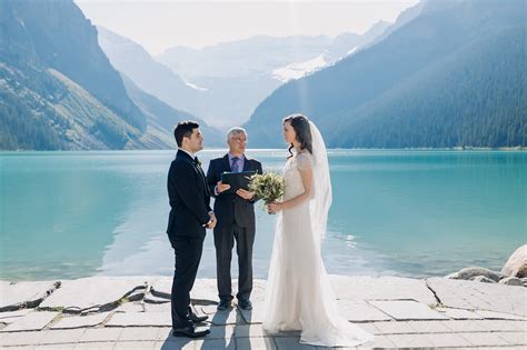 Places To Get Married In Lake Louise Wedding Planner Photography Elope