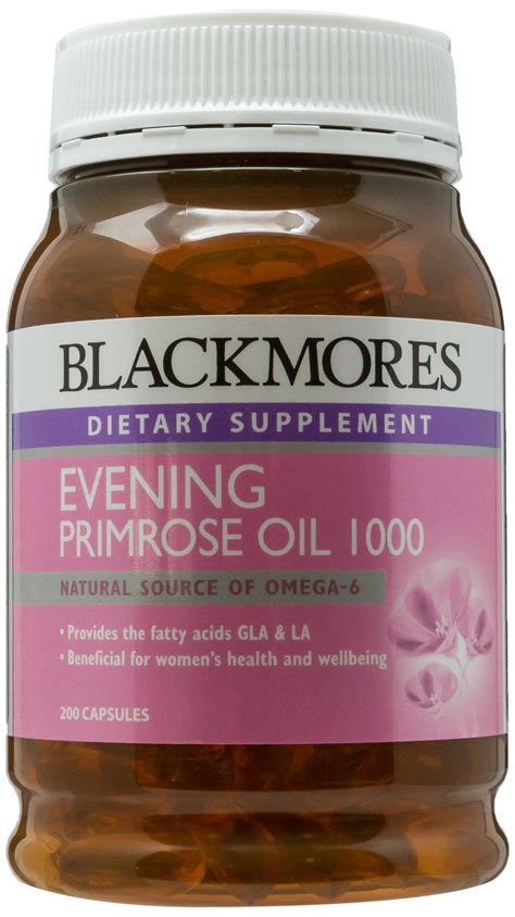 The complementary medicines interactions guide is restricted to healthcare professionals. Blackmores Evening Primrose Oil 1000mg 200caps; -- You can ...