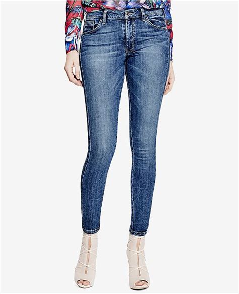 Guess Mid Rise Skinny Jeans And Reviews Jeans Women Macys