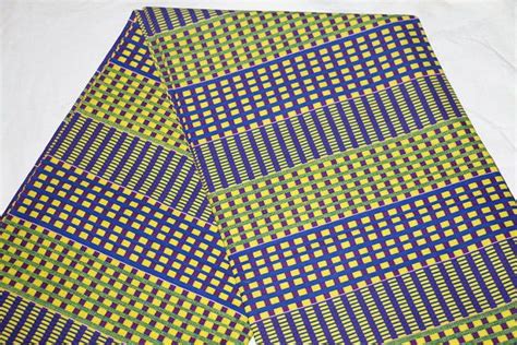 Yellow Kente Fabric Kente Fabric Ankara Kente By Afrowearhouse African Fabric African Print