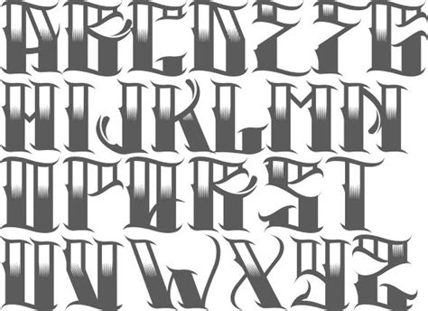 Arrives by fri, may 6 buy the alphabet gang (paperback) at walmart.com. MyFonts: Gangster fonts | Tattoo fonts cursive, Tattoo ...