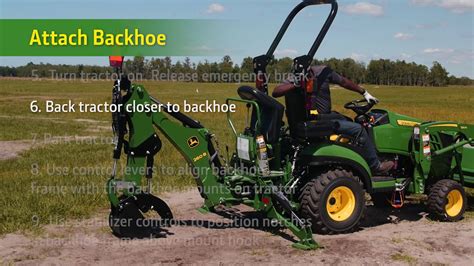 How To Attach Your 260b Backhoe John Deere Compact Tractors Youtube